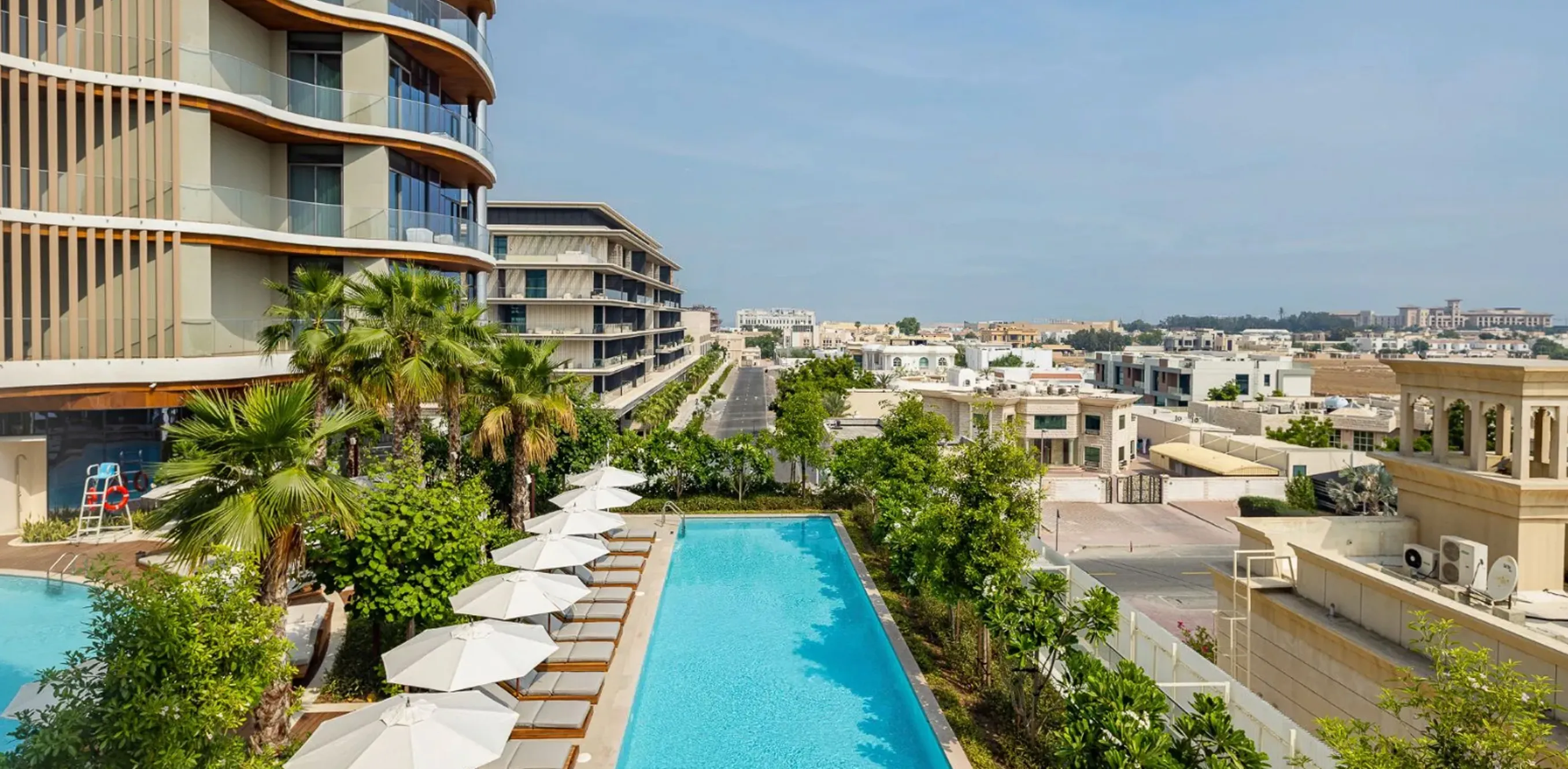 Luxury penthouse interior fit-out in Palm Jumeirah with bespoke joinery by Rayfitout.