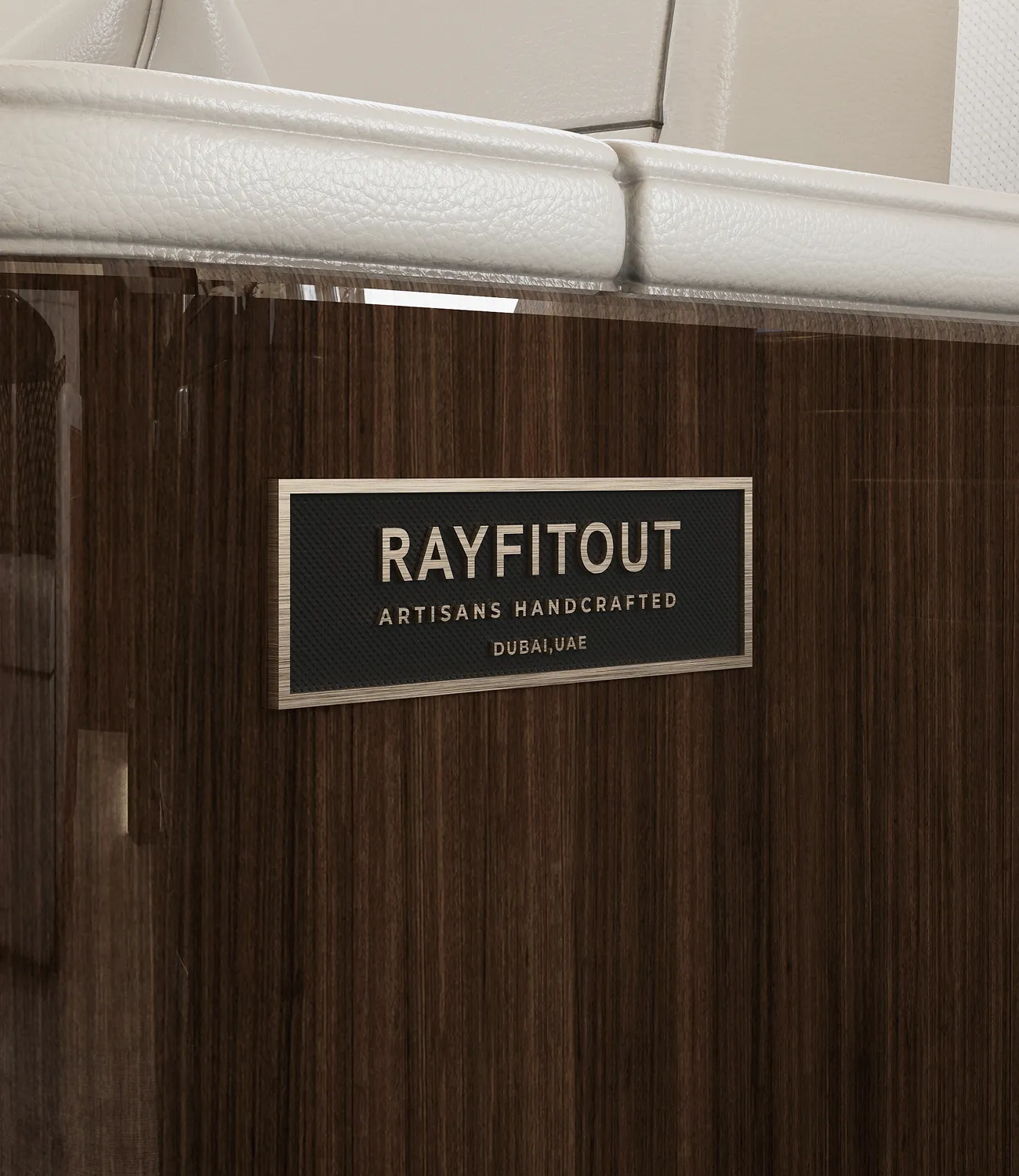 Interior of Gulfstream G650 private jet featuring custom-designed seating.