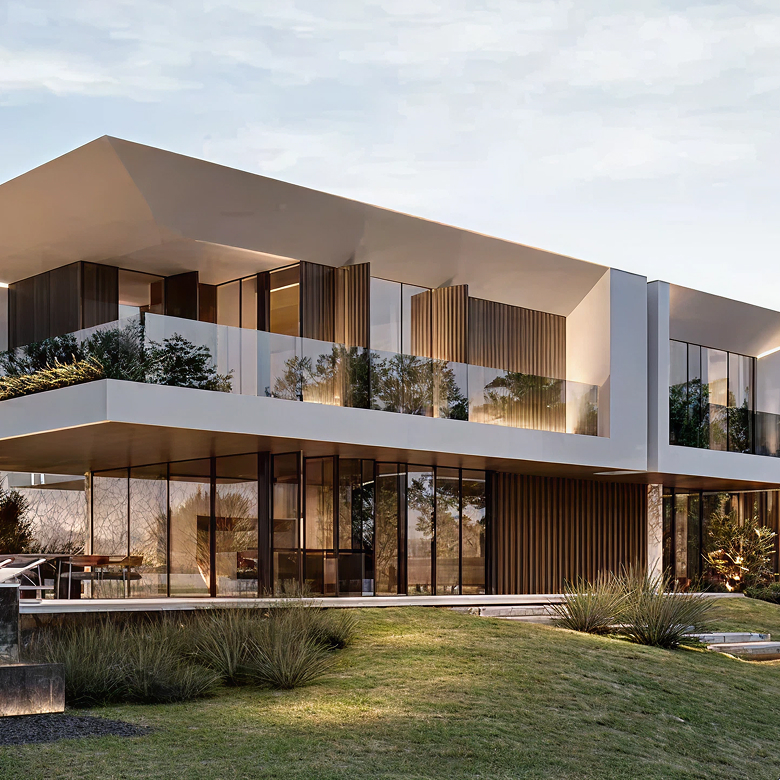 Luxury villa interior design featuring a built-in pool in Dubai.