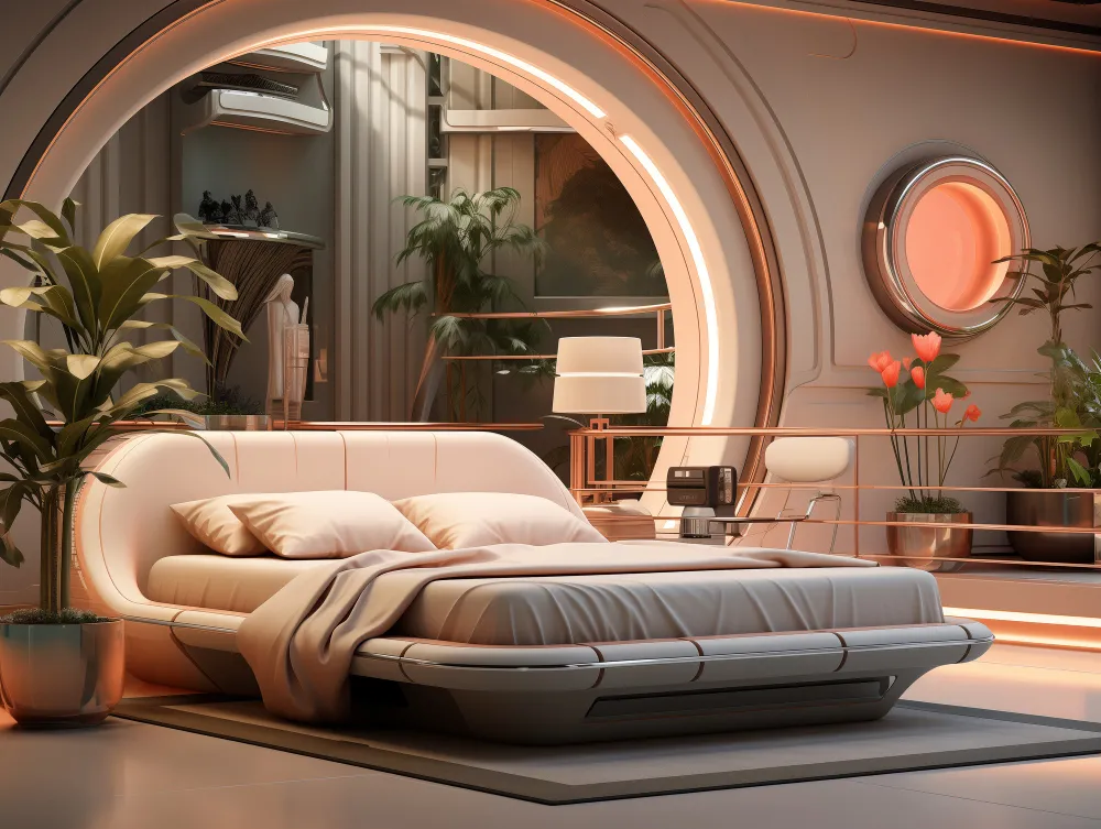 Luxury villa interior design featuring a built-in pool in Dubai.