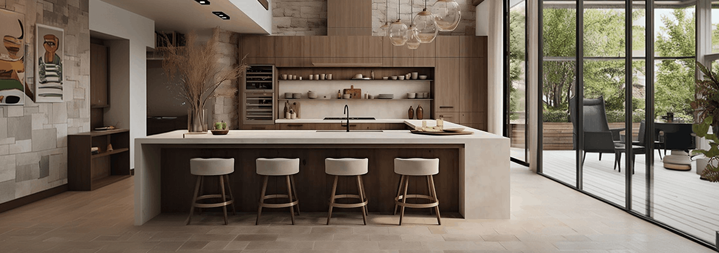 Luxury villa interior design featuring a built-in pool in Dubai.