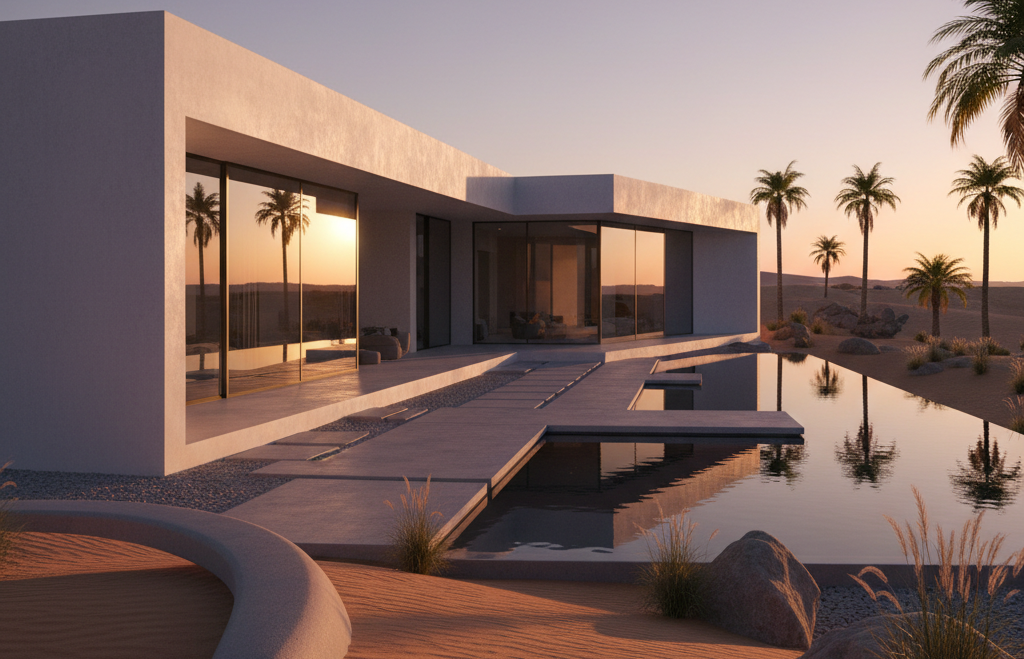 Architectural design deliverables for a Dubai villa project