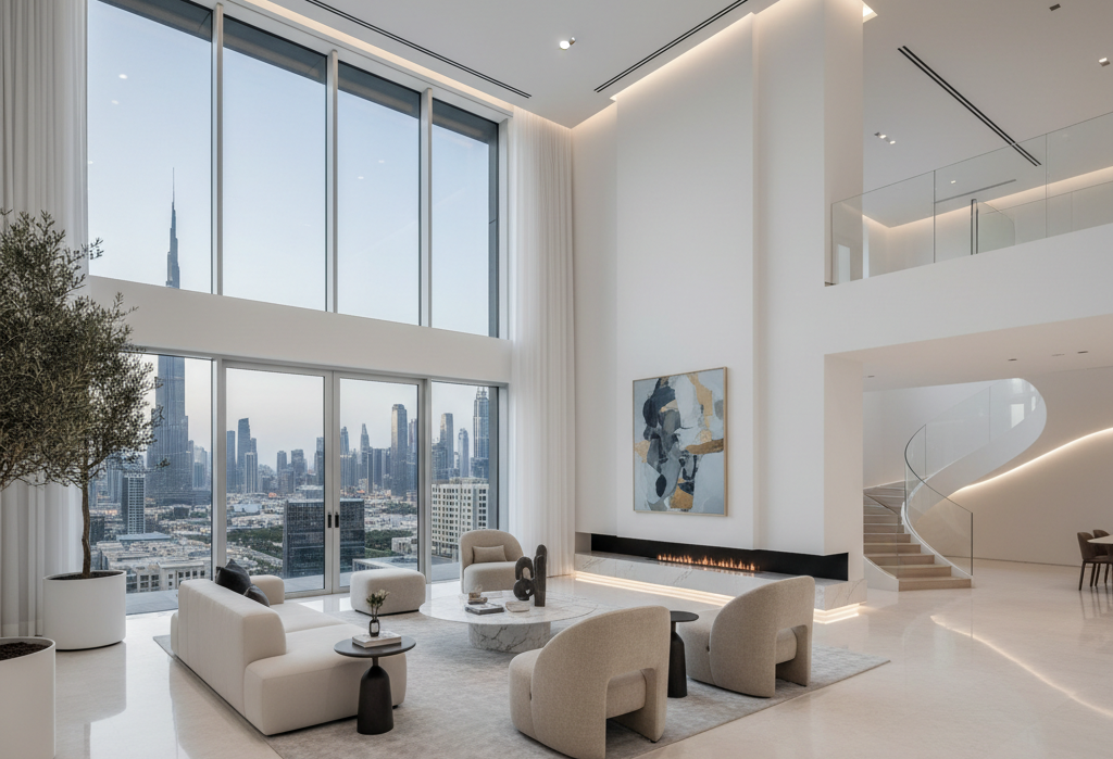 Architect developing a Dubai residential design