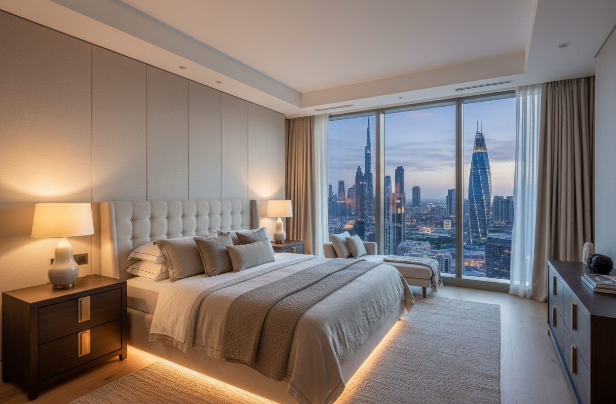 Reviewing an interior design contract before signing in Dubai