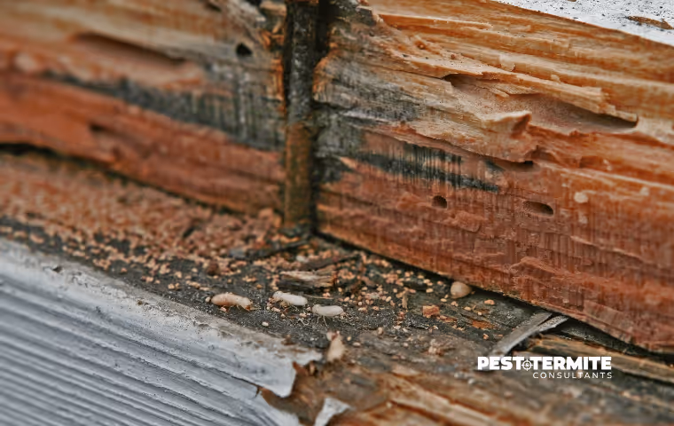 termite damage in home in wilmington