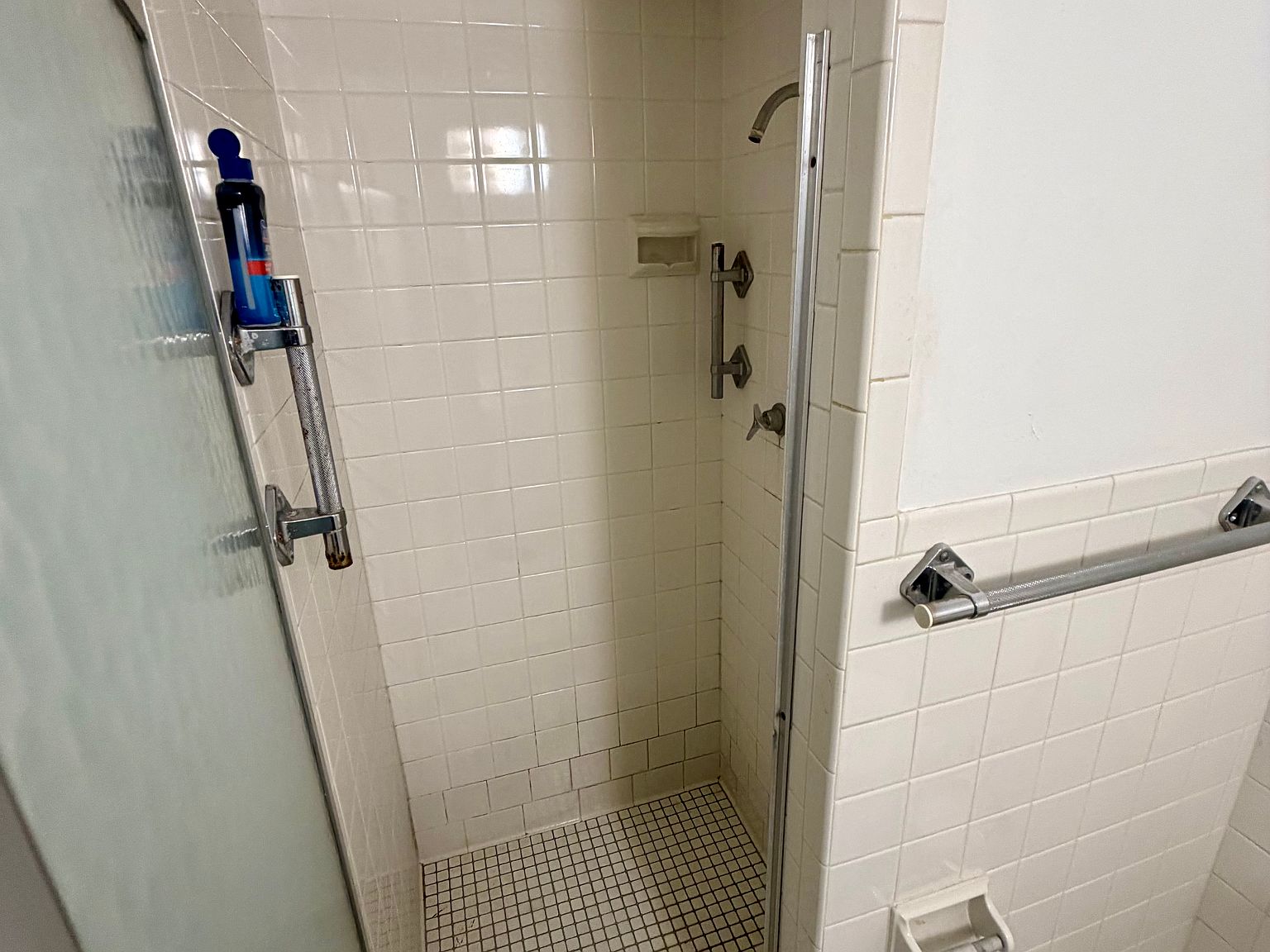 107 W 9th St — Walk-in shower