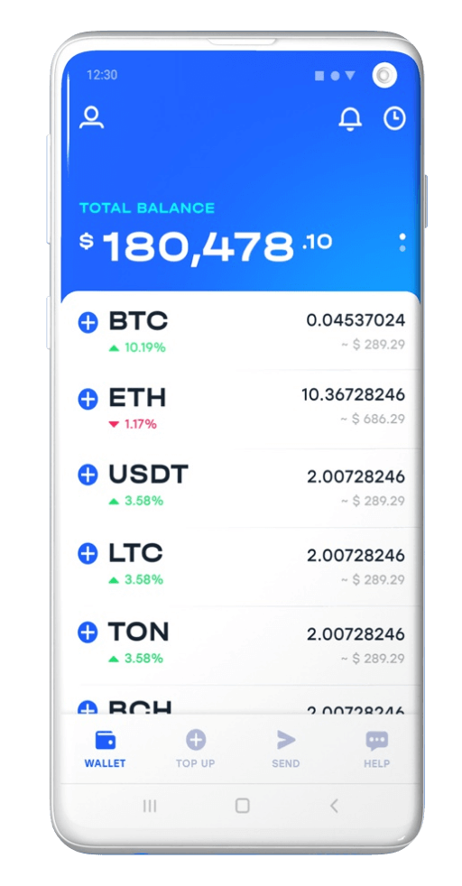 Crypto wallet app