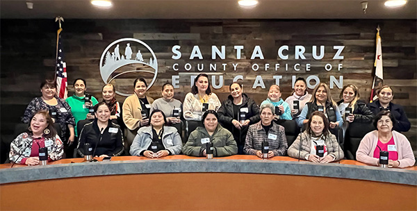 Group photo of TIC Association from Region 5, Child Development Resource Center, Santa Cruz.