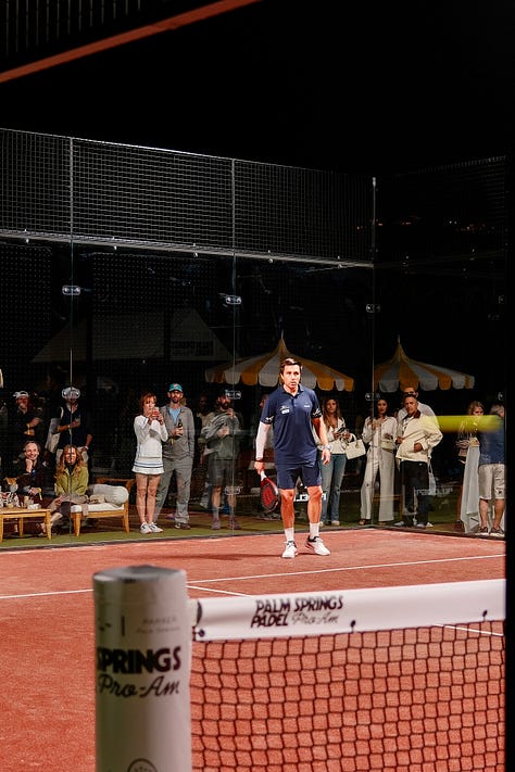 Players participating in the the Palm Springs Padel Pro-Am