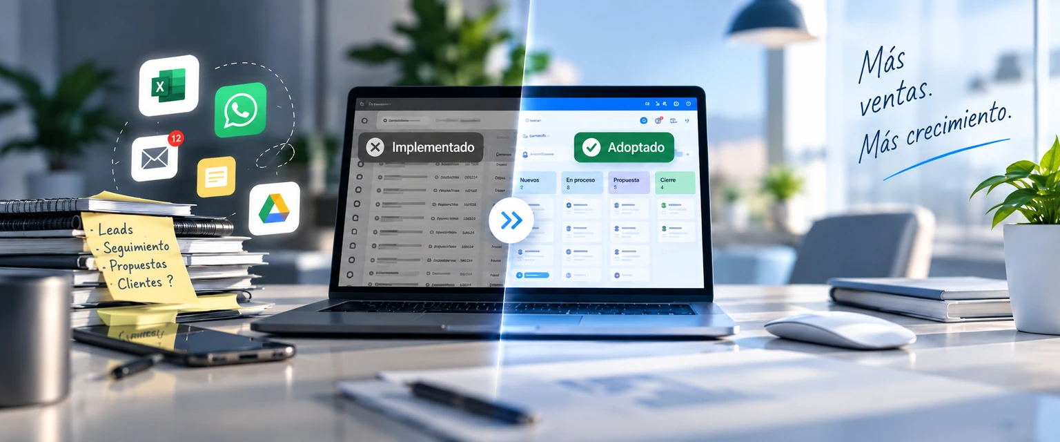 Por qué falla la adopción de un CRM y cómo evitarlo