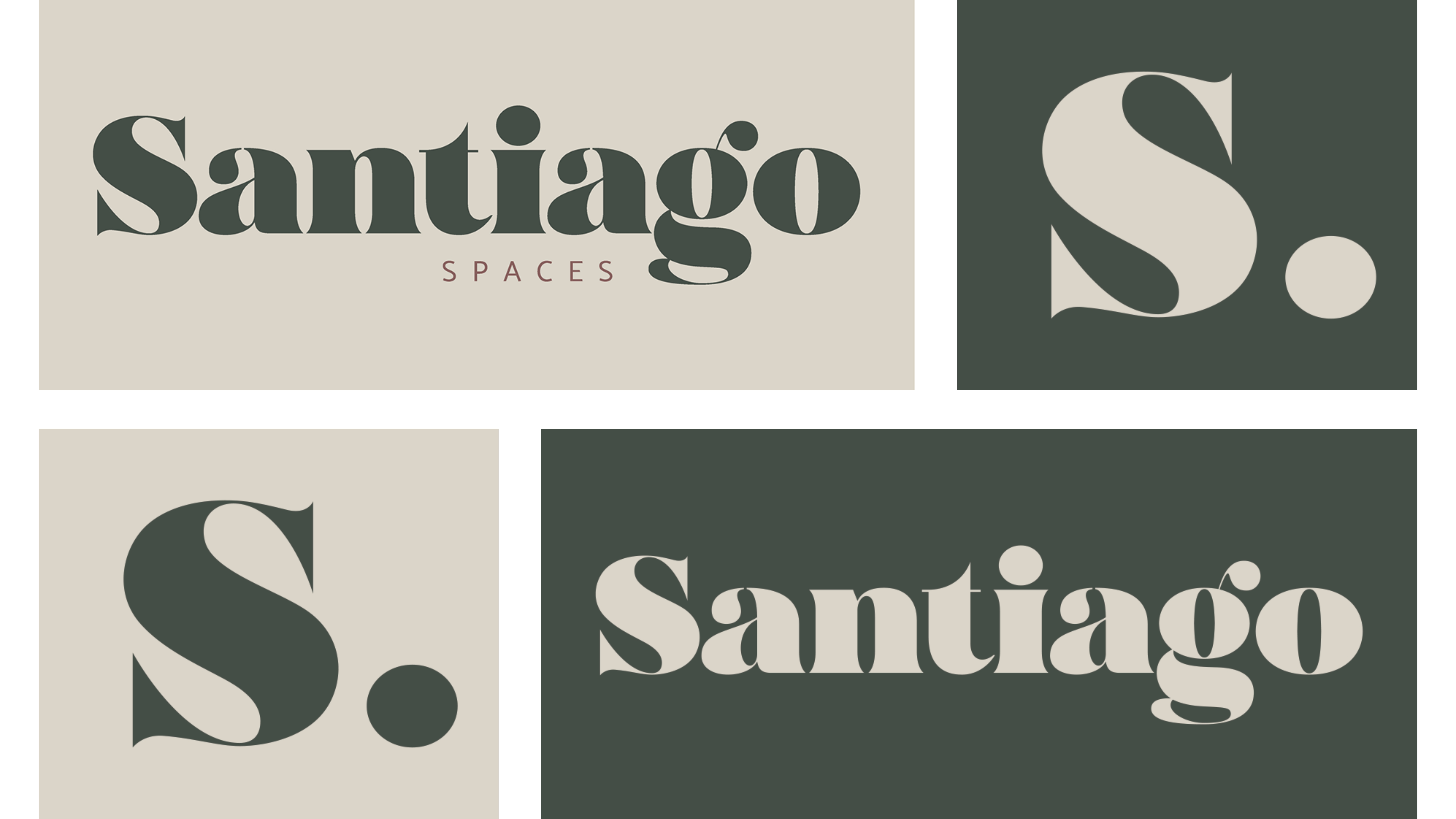 Branding-Design von allkind für Santiago-Spaces GmbH