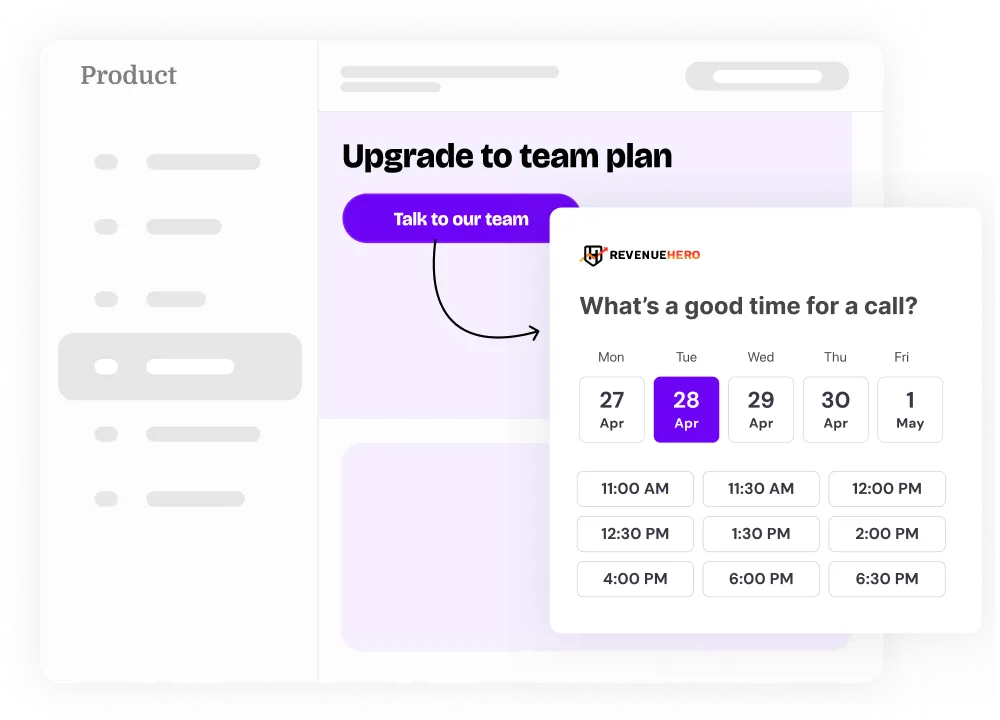 in-app scheduler