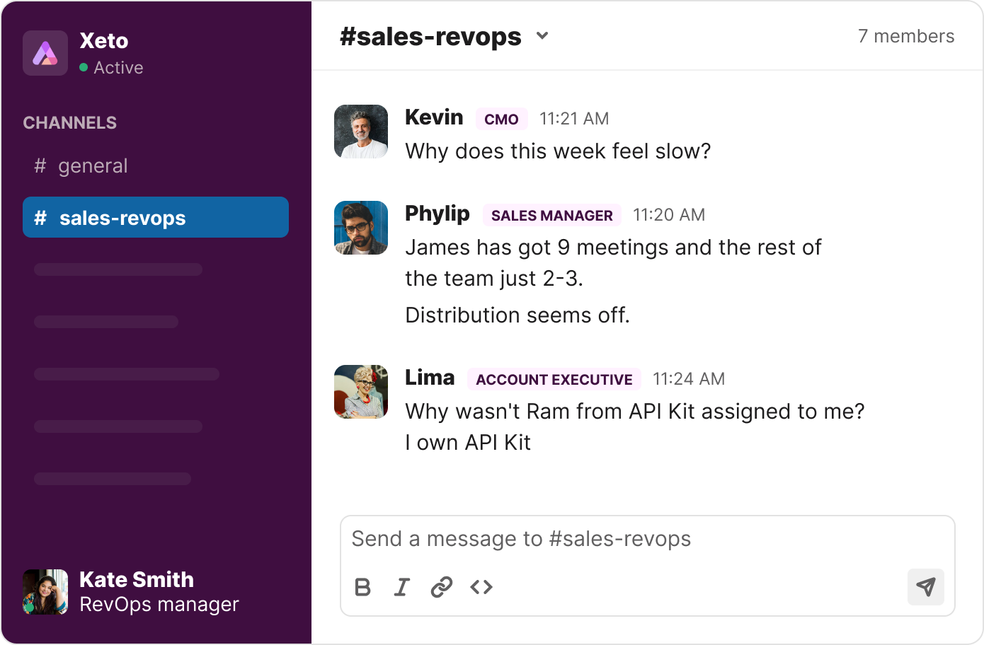 Every question about meetings falls on ops