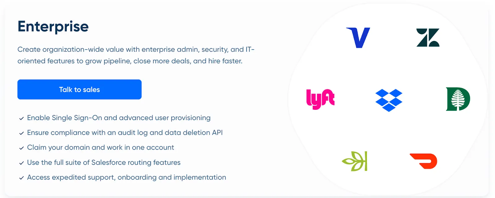 Calendly’s Enterprise Pricing Plan