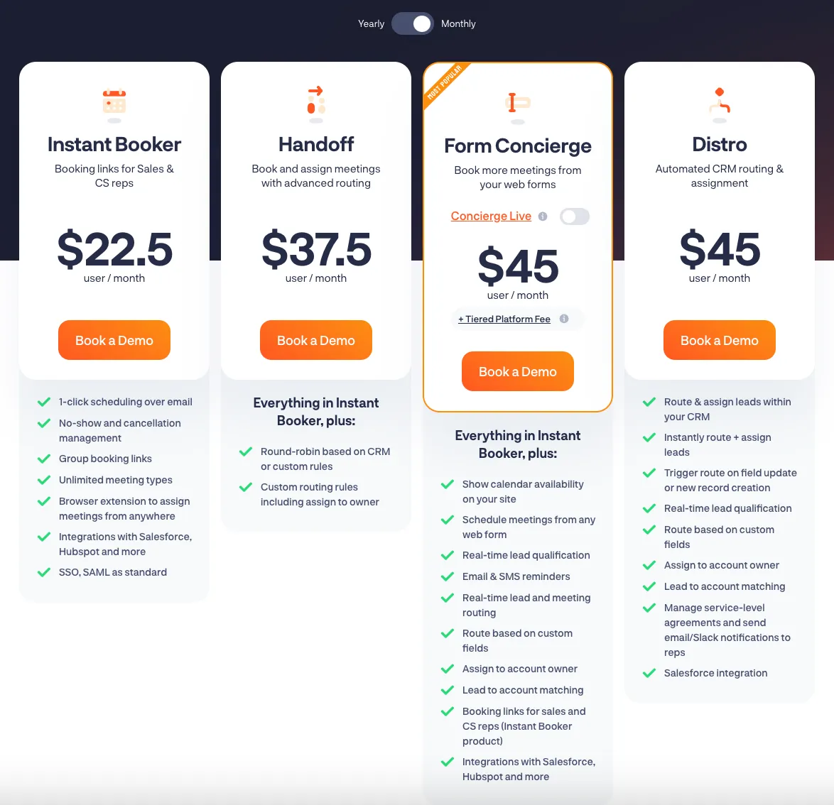 Chili Piper Pricing | Calendly Alternative