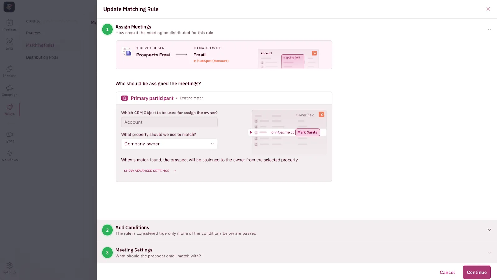 Fuzzy lead to account matching in RevenueHero