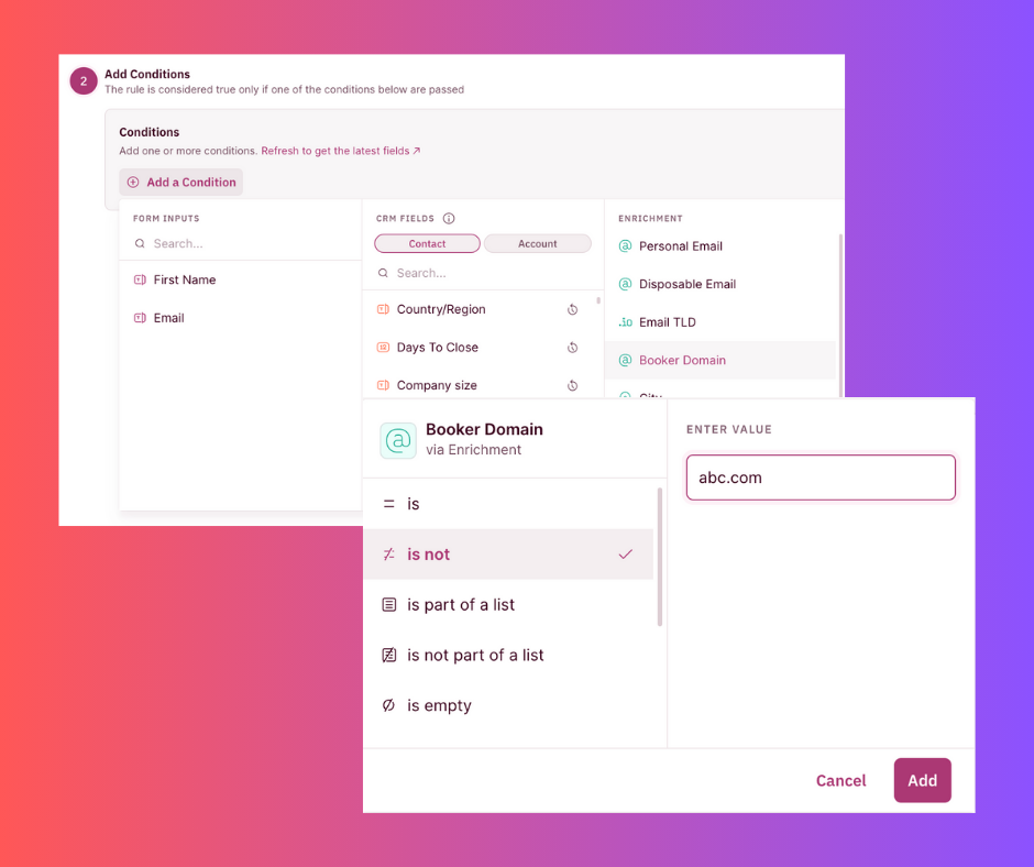 Updated enrichment filter, calibration settings, and more
