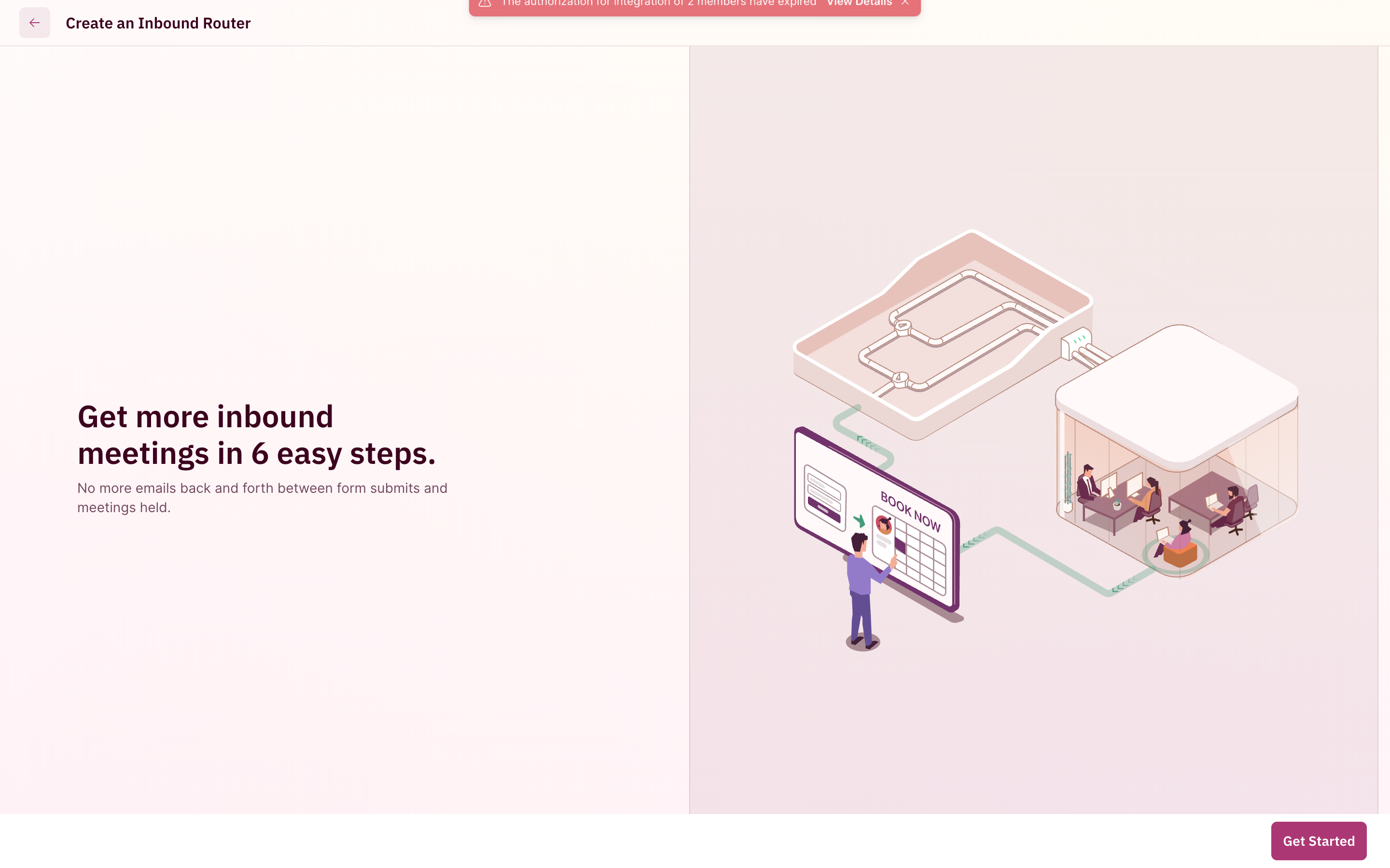 Create an Inbound Router setup flow