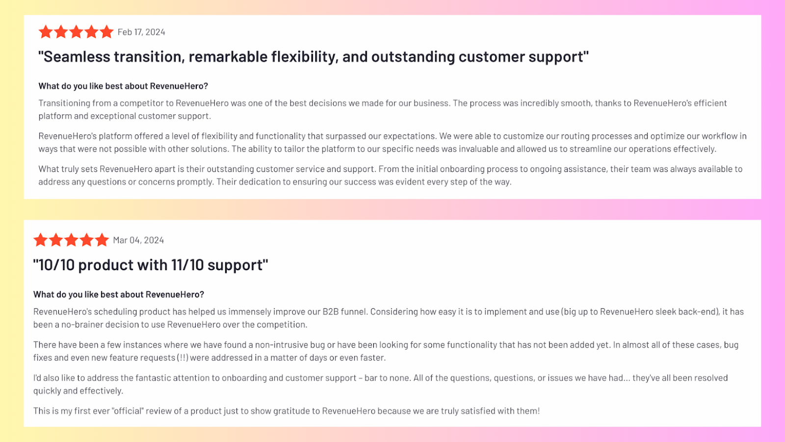 RevenueHero reviews | HubSpot Meetings Alternative