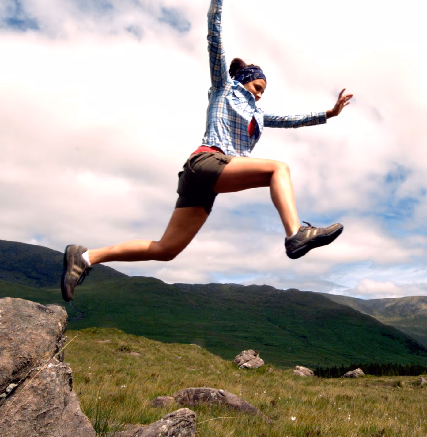 Girl image doing exercise