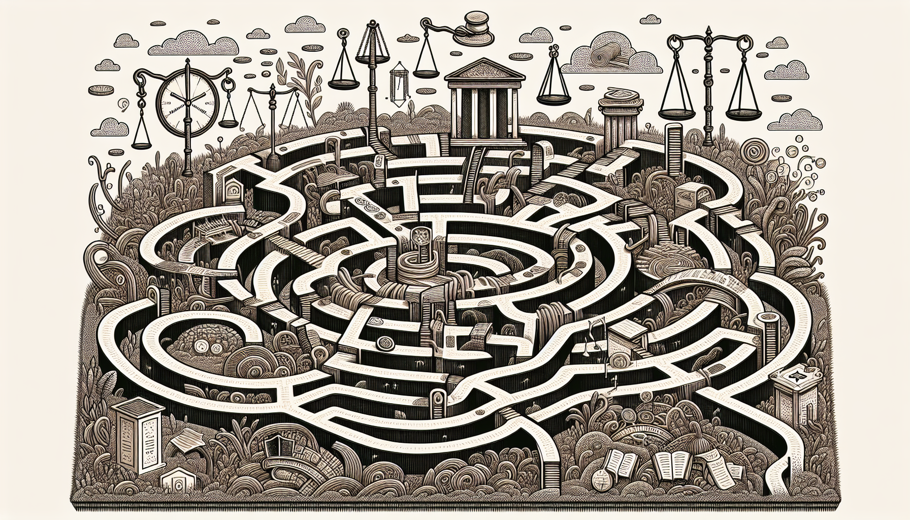 Illustration of a complex legal landscape for US privacy laws