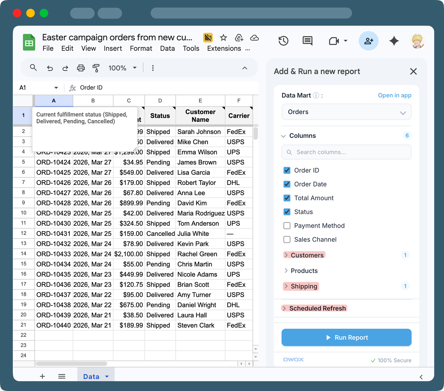 Business user engages with the insights, refining & getting deeper