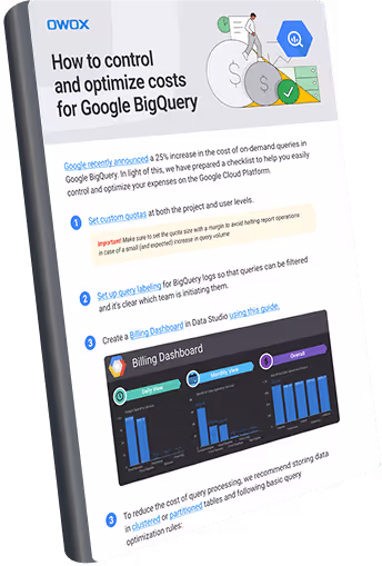 How to control and optimize costs for Google BigQuery