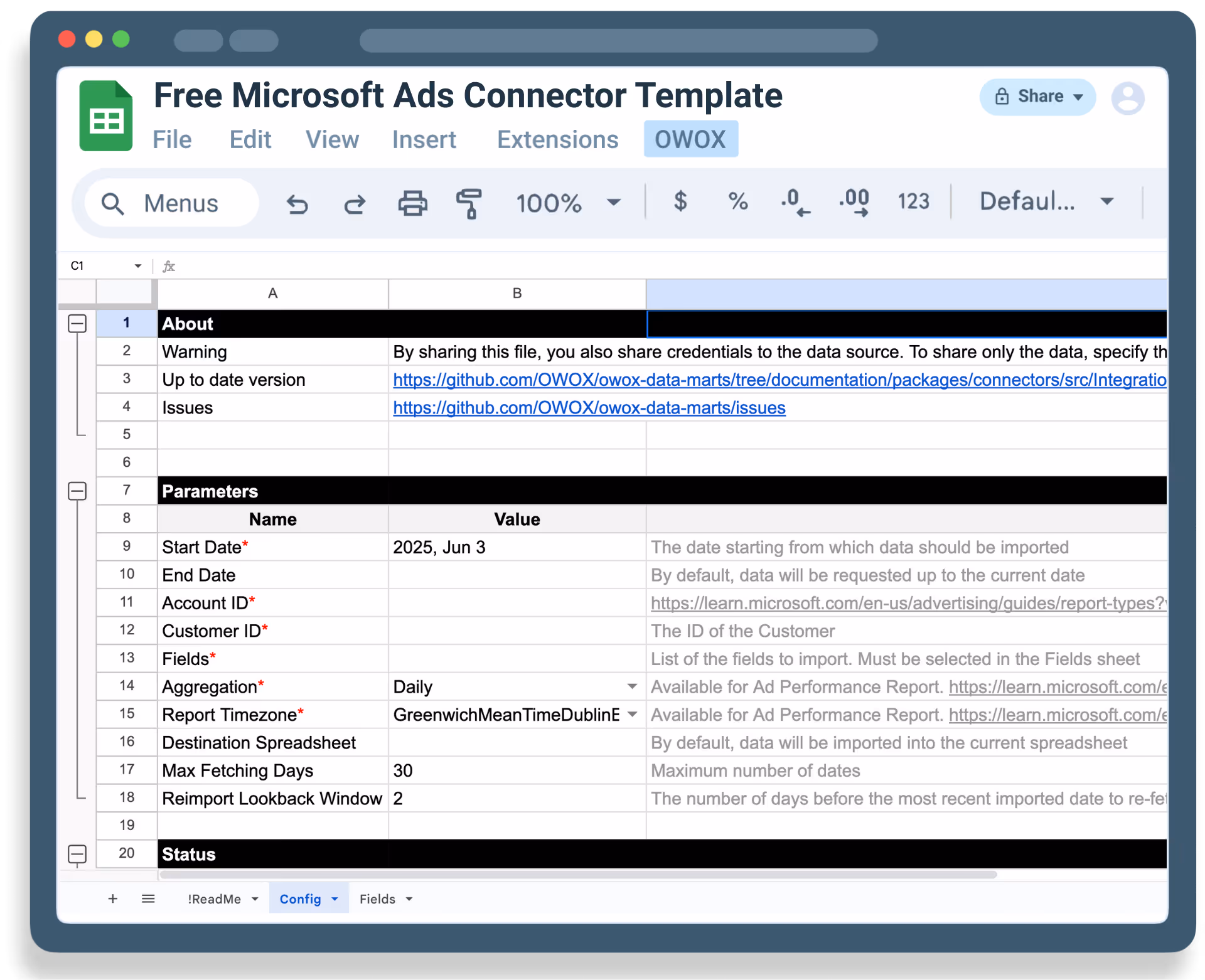 Optimize Microsoft Ads with FREE Google Sheets Connector & Charts