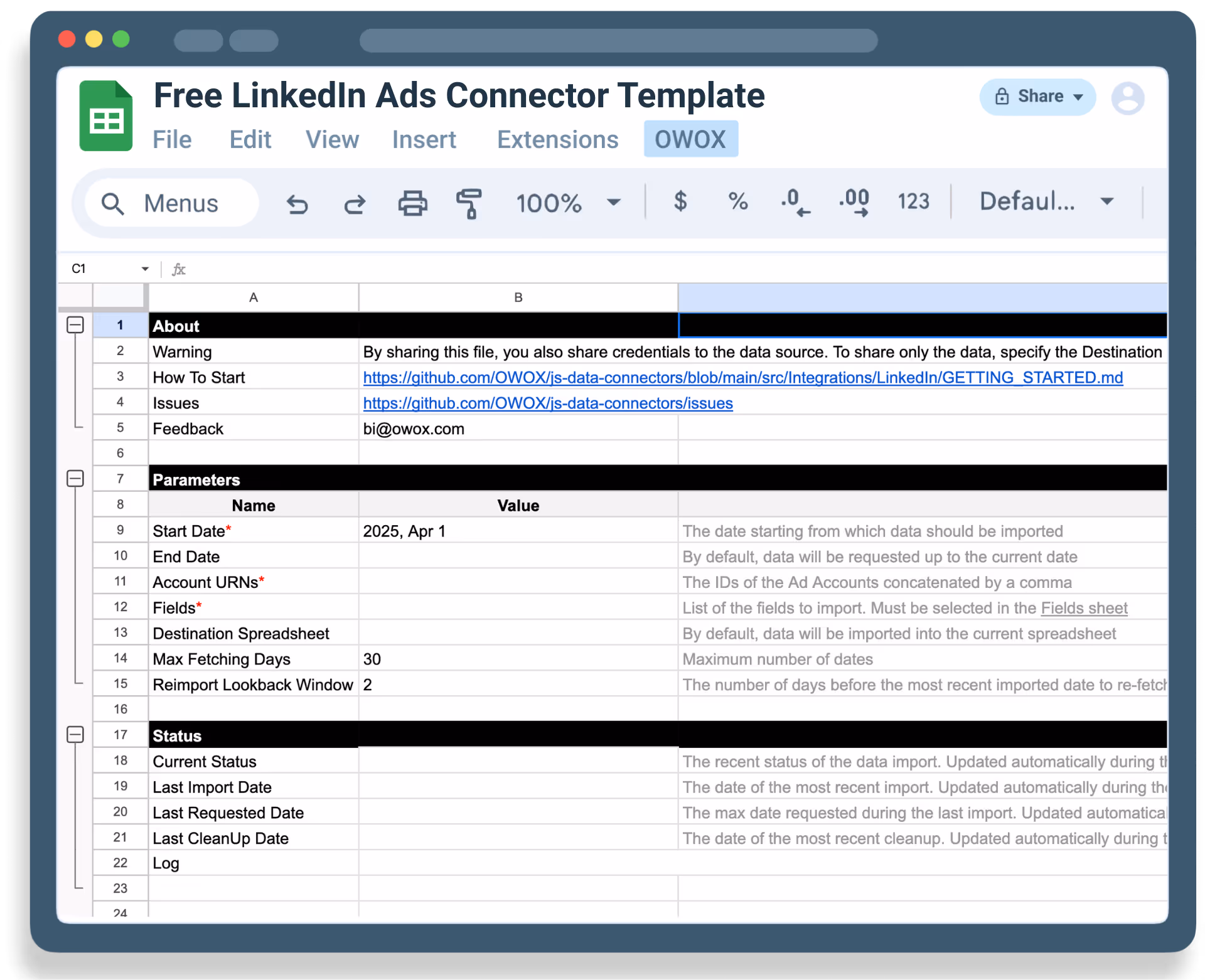Optimize Linkedin Ads with FREE Google Sheets Connector & Charts