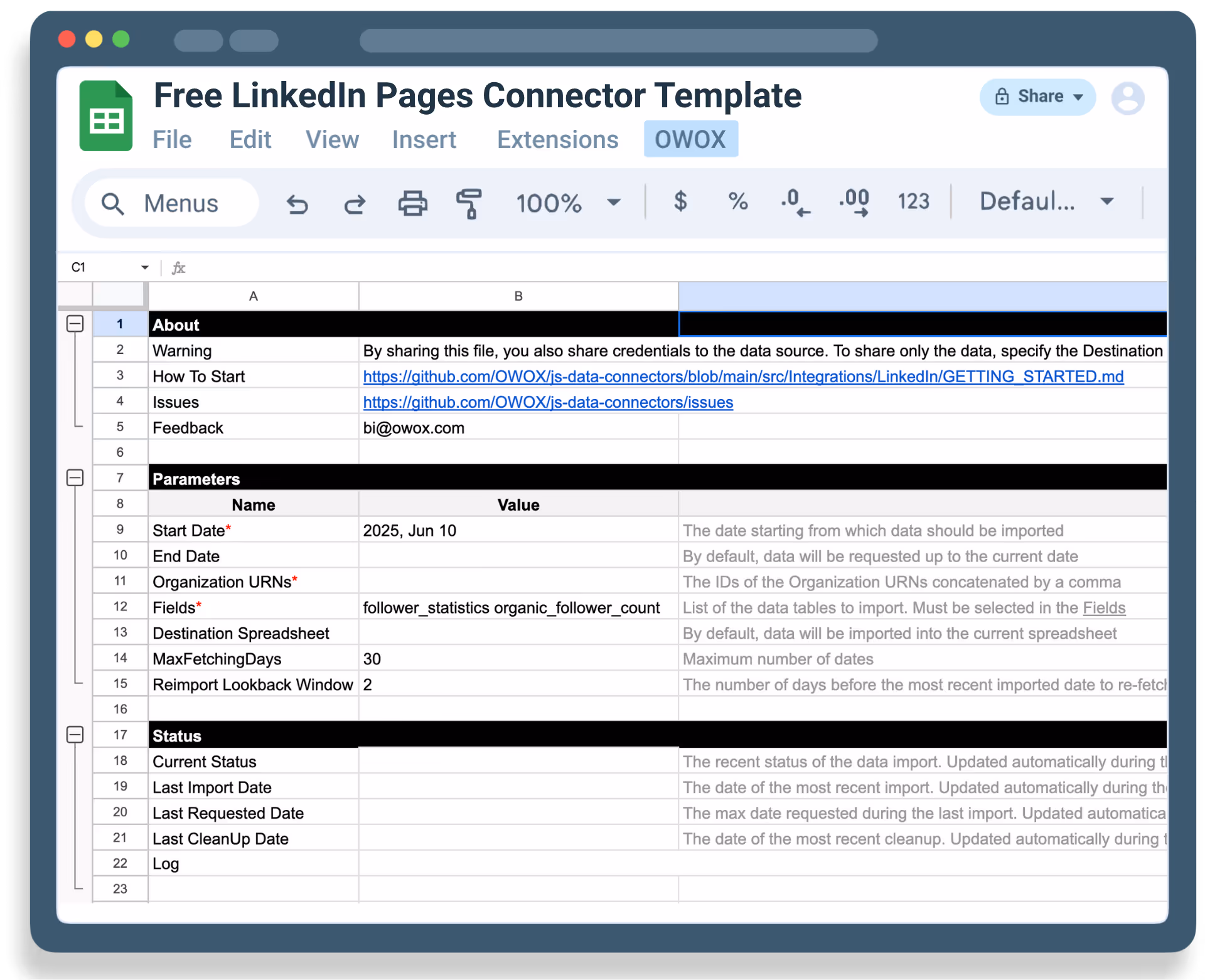 Optimize Linkedin Pages with FREE Google Sheets Connector & Charts
