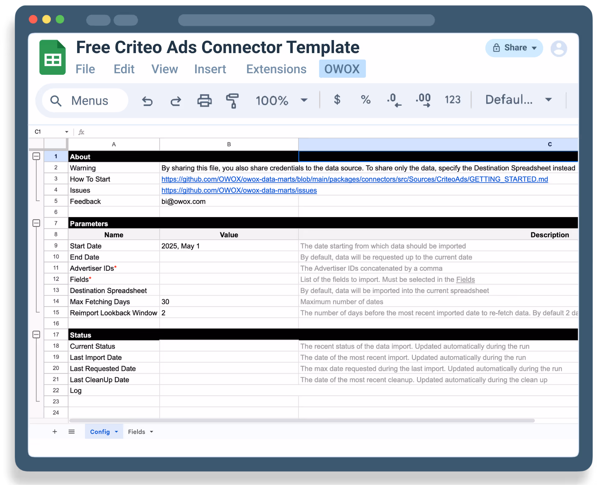 Optimize Criteo Ads with FREE Google Sheets Connector & Charts
