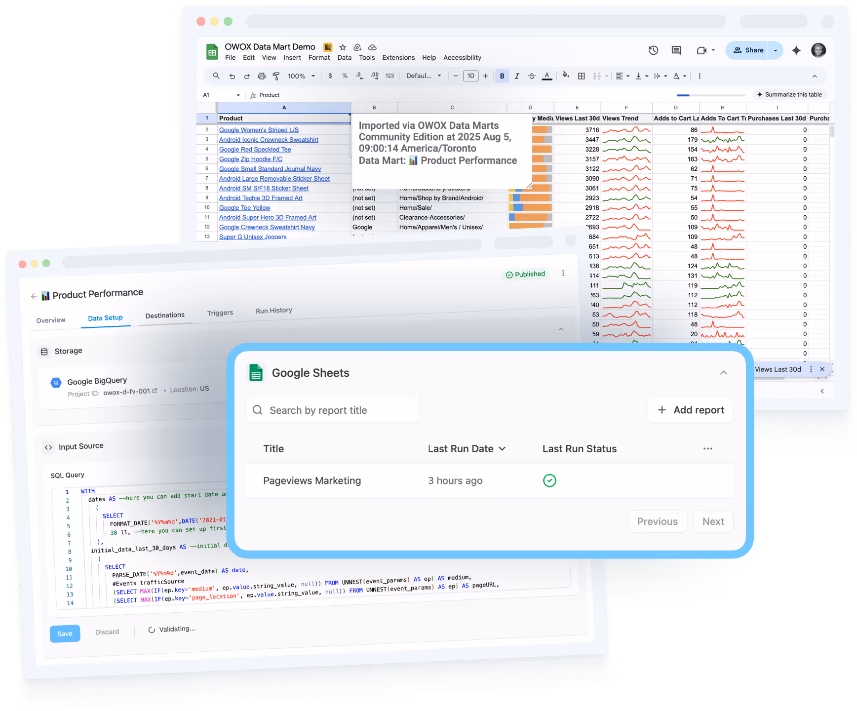Google Sheets Export - 1