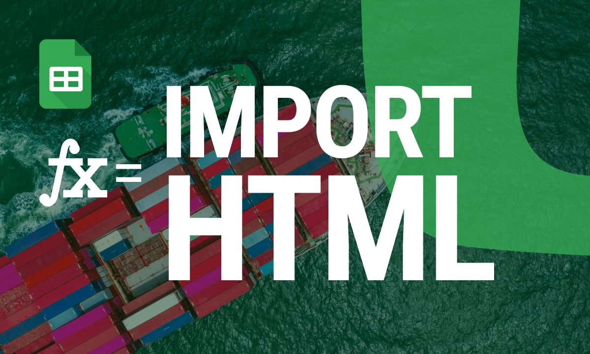 Mastering ImportHTML in Google Sheets to Import Web Tables and Lists