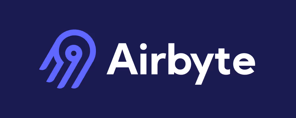 Airbyte logo as an open-source software. i-radius