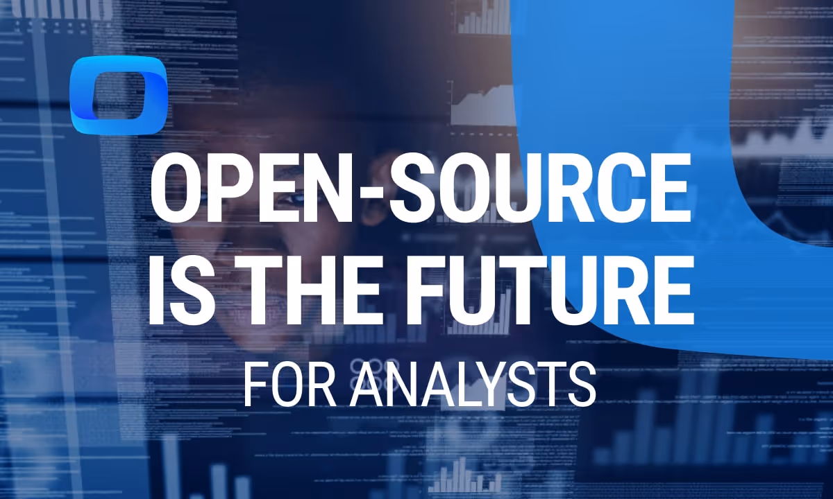 Why Open-Source Analytics Is the Future for Analysts