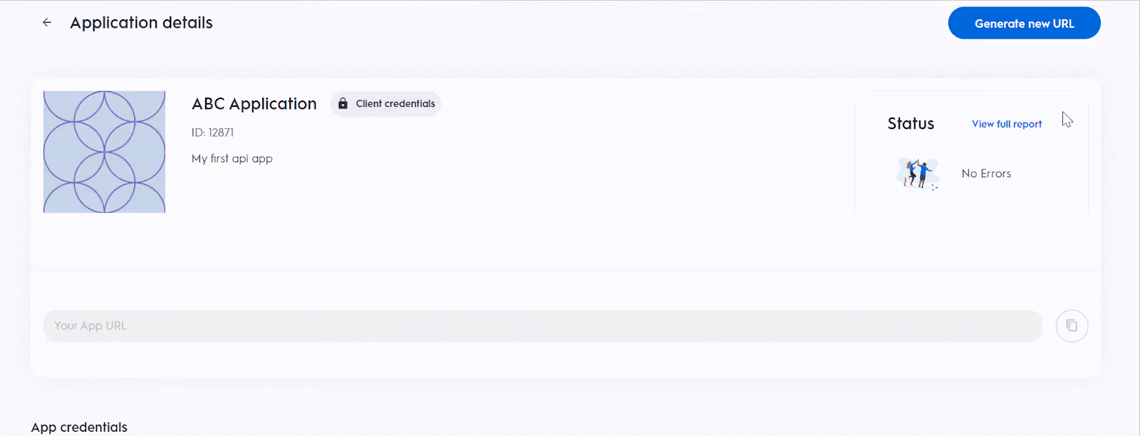 Consent URL field shown with copy button and instructions to open in browser. i-shadow