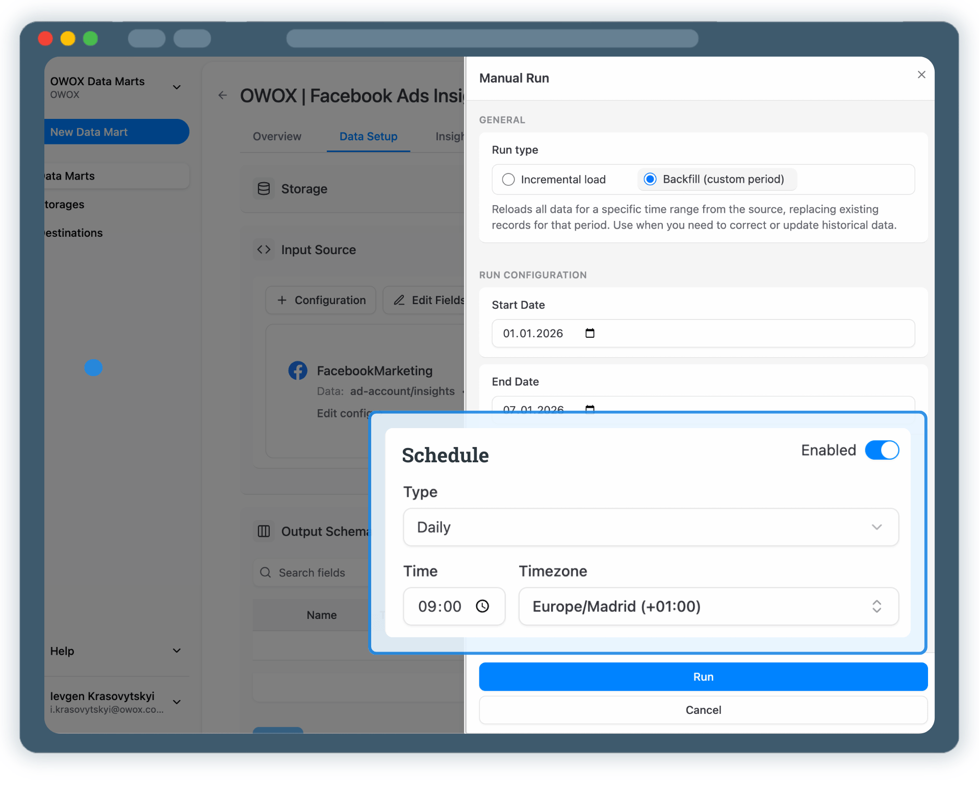 Step 4: Run the Data Mart (Manual or Scheduled)