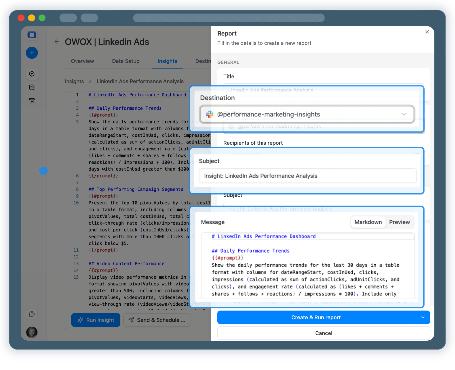 Step 5: Use LinkedIn Ads Data Across BI Tools & AI Insights
