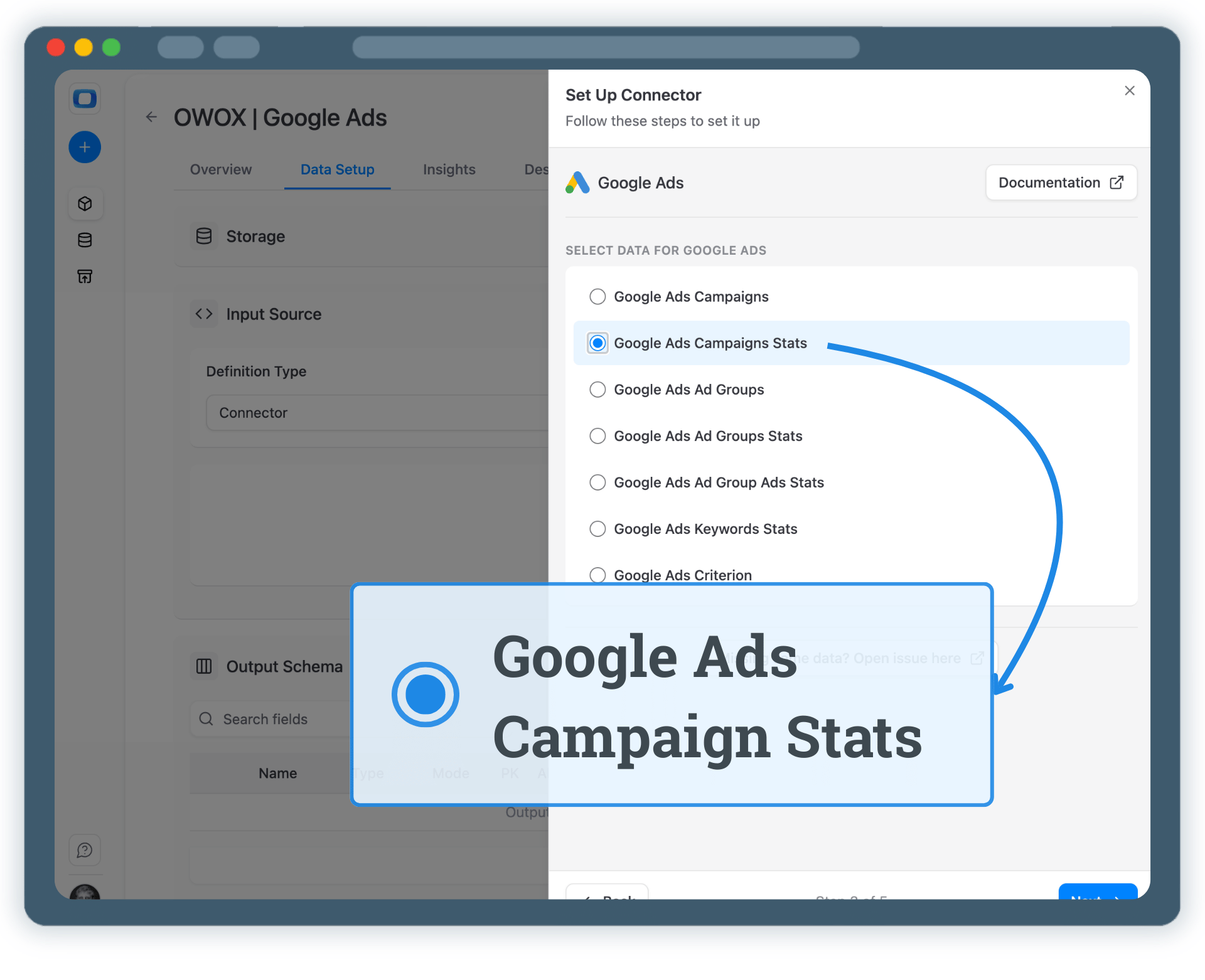 Step 3: Select Fields & Configure Data Import