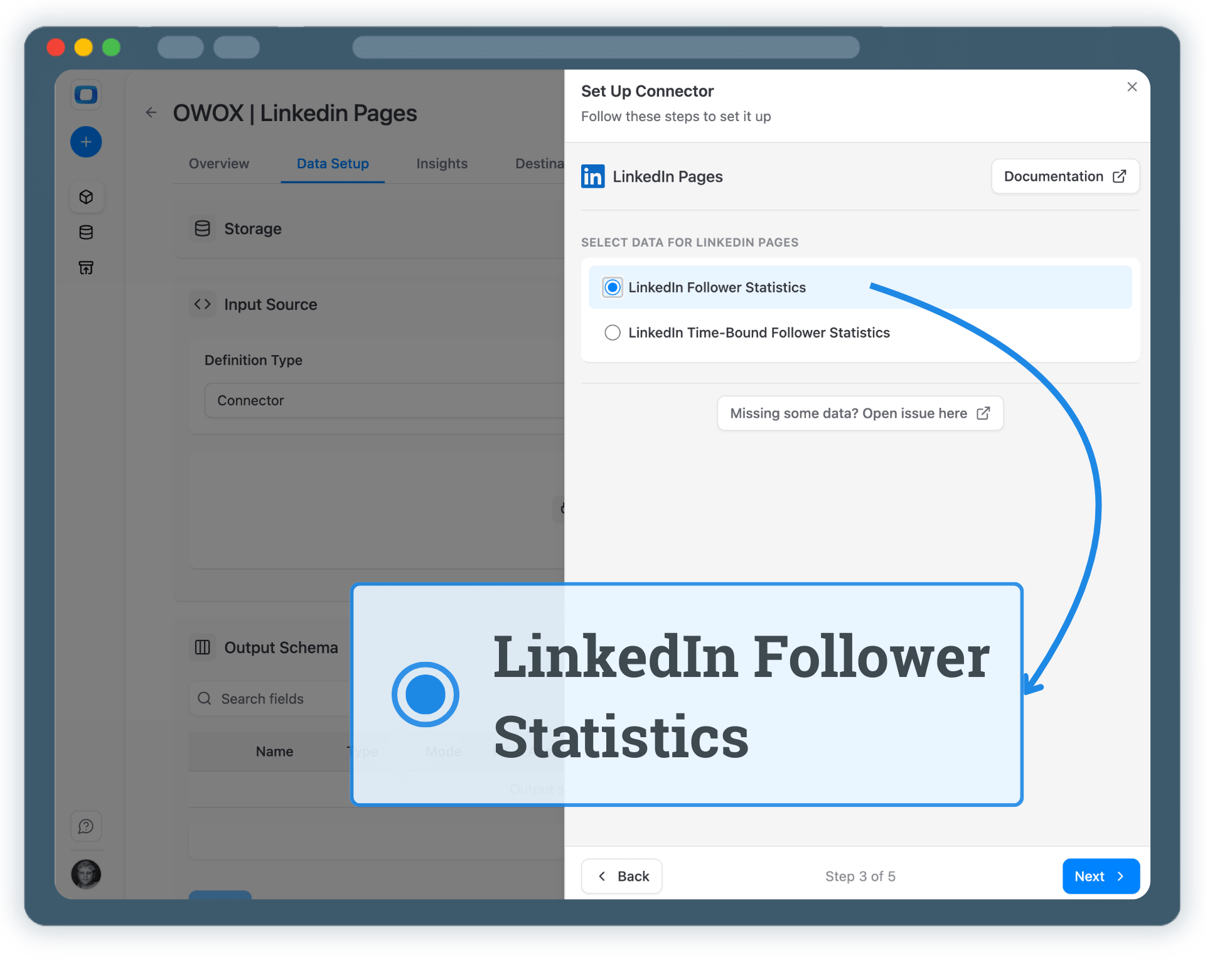 Step 3: Select Fields & Configure Data Import