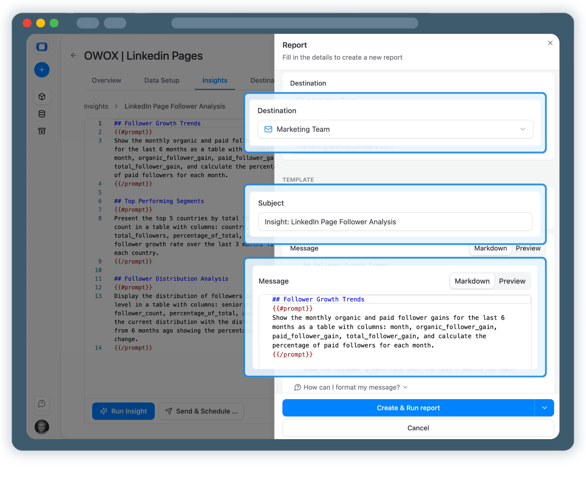 Step 5: Use LinkedIn Pages Data Across BI Tools & AI Insights
