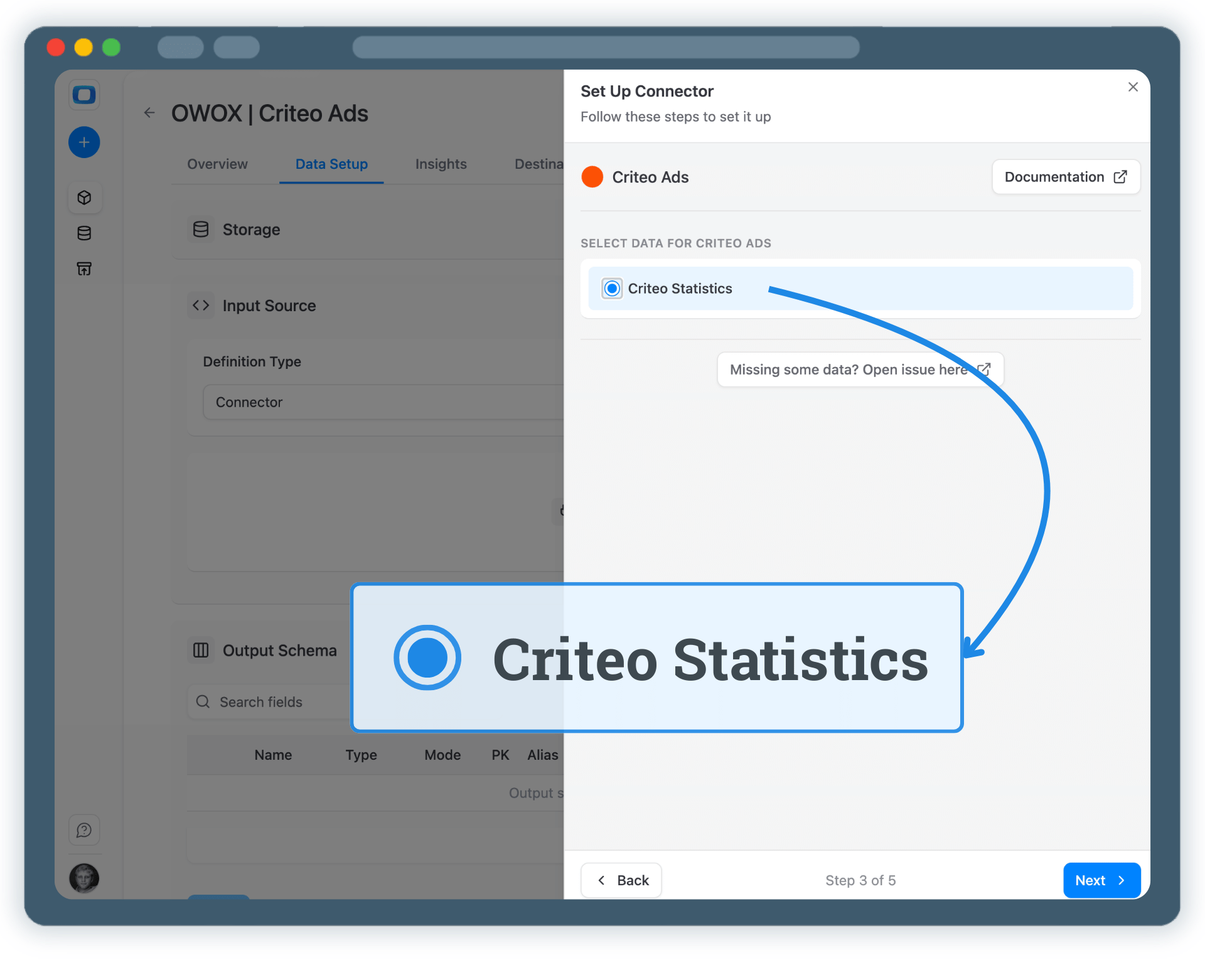 Step 3: Select Fields & Configure Data Import