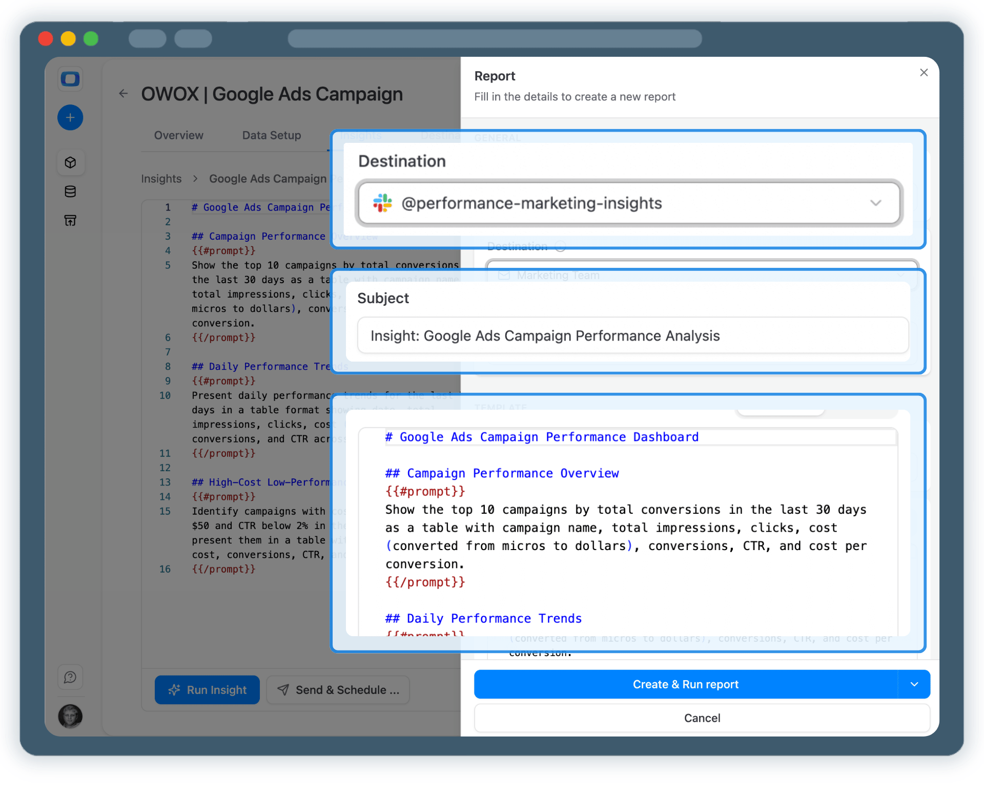 Step 5: Use Google Ads Data Across BI Tools & AI Insights