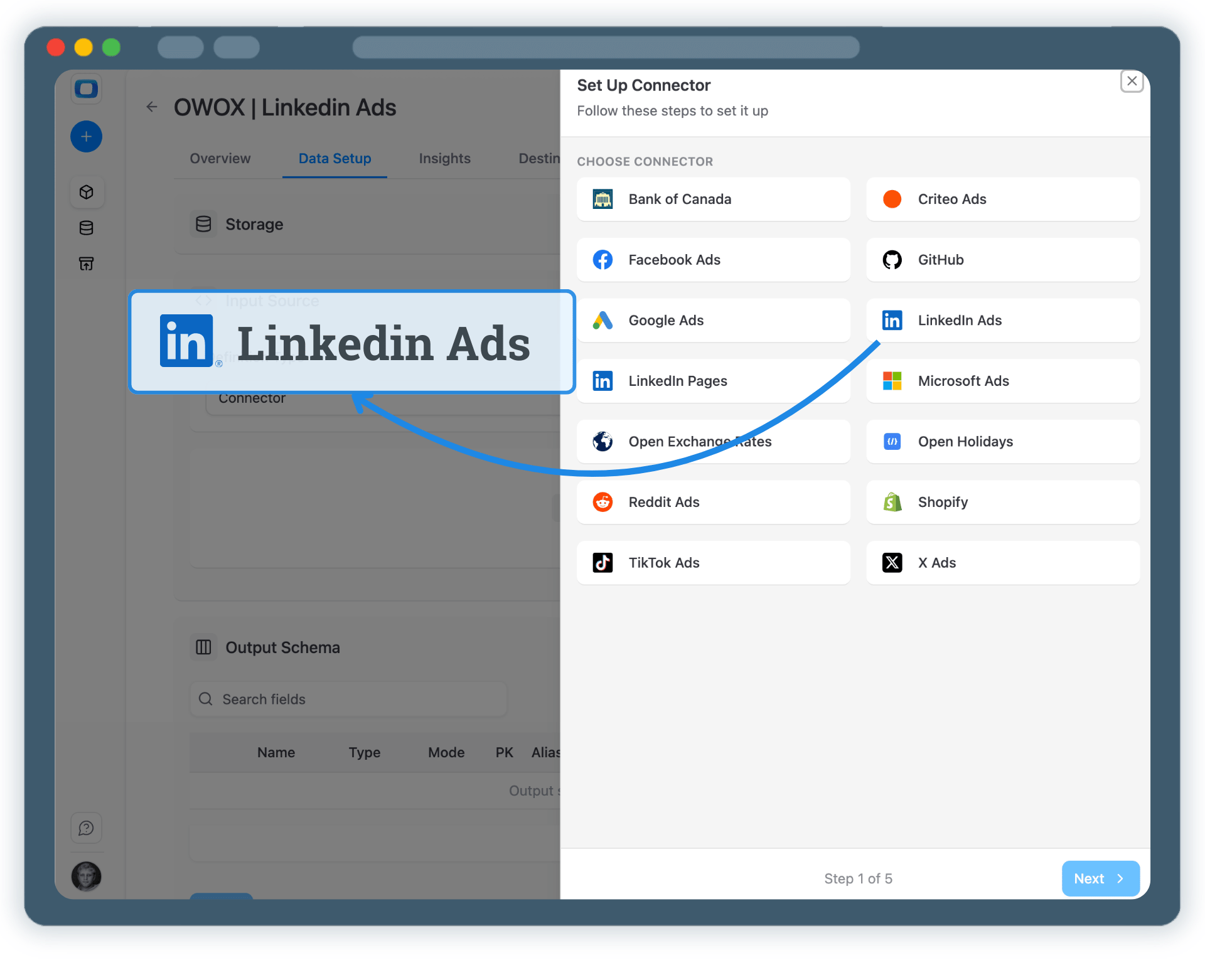 Step 2: Create a LinkedIn Ads Data Mart