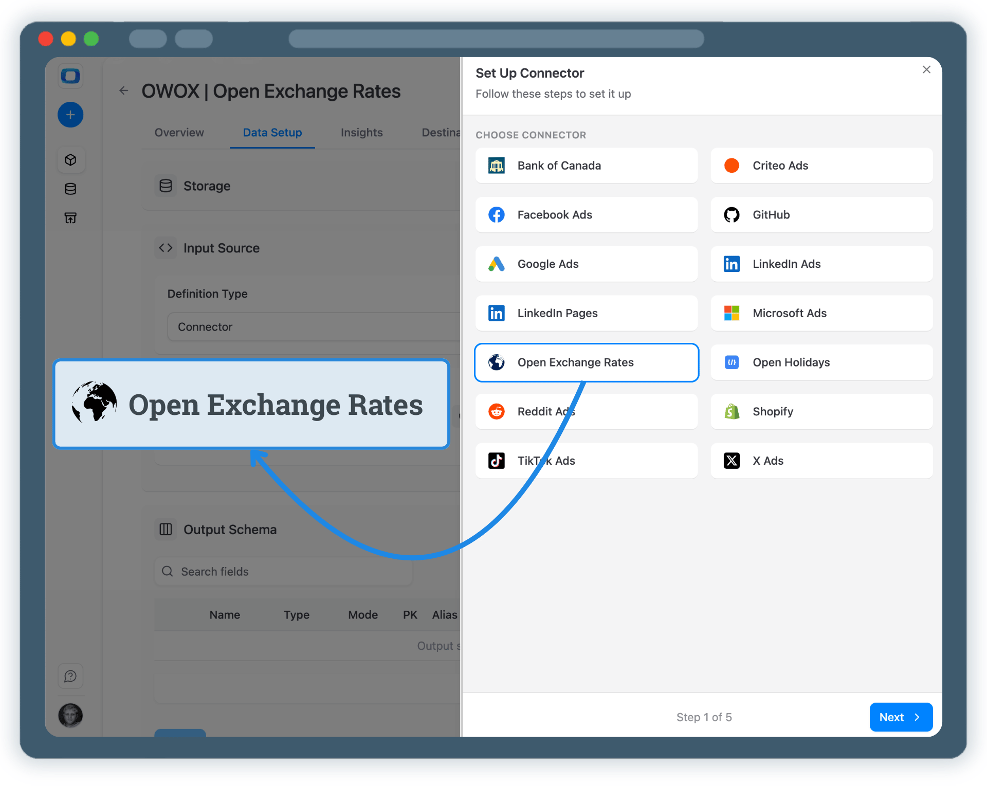 Step 2: Create an Open Exchange Rates Data Mart