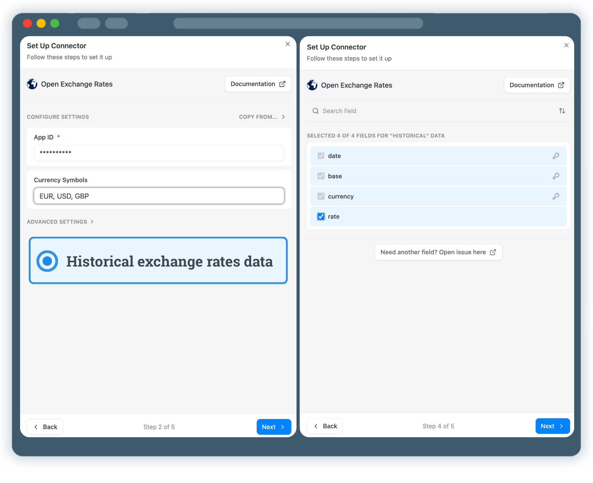 Step 3: Select API Endpoint & Fields