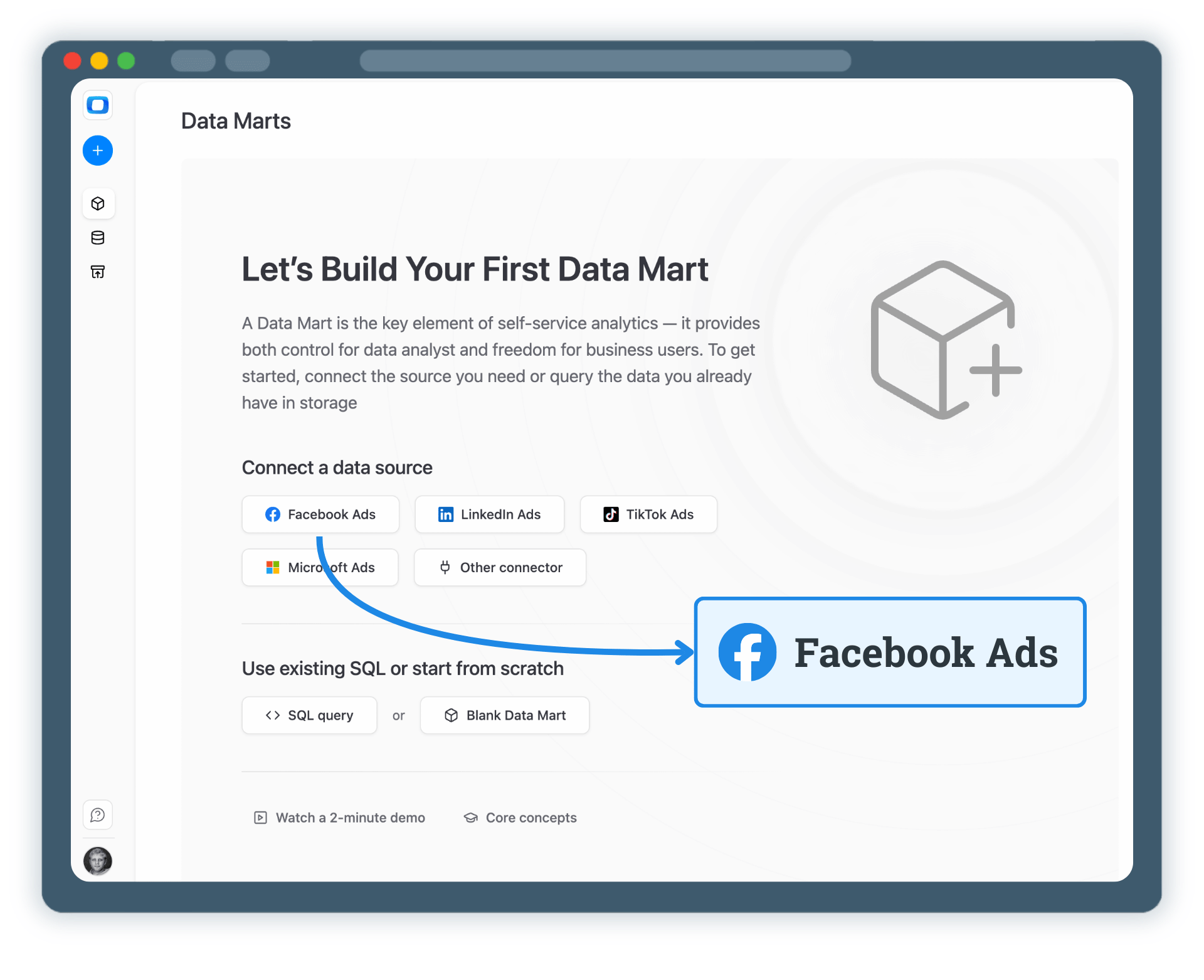Step 1: Create a Facebook Ads Data Mart