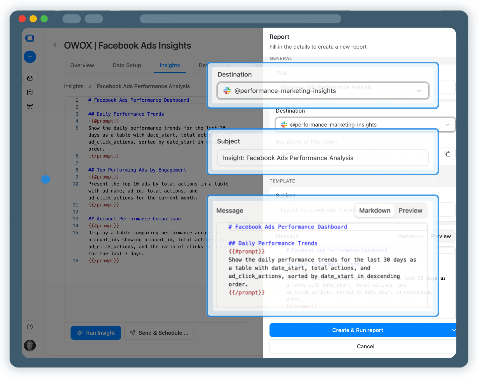 Step 5: Get more from your Facebook Ads Data