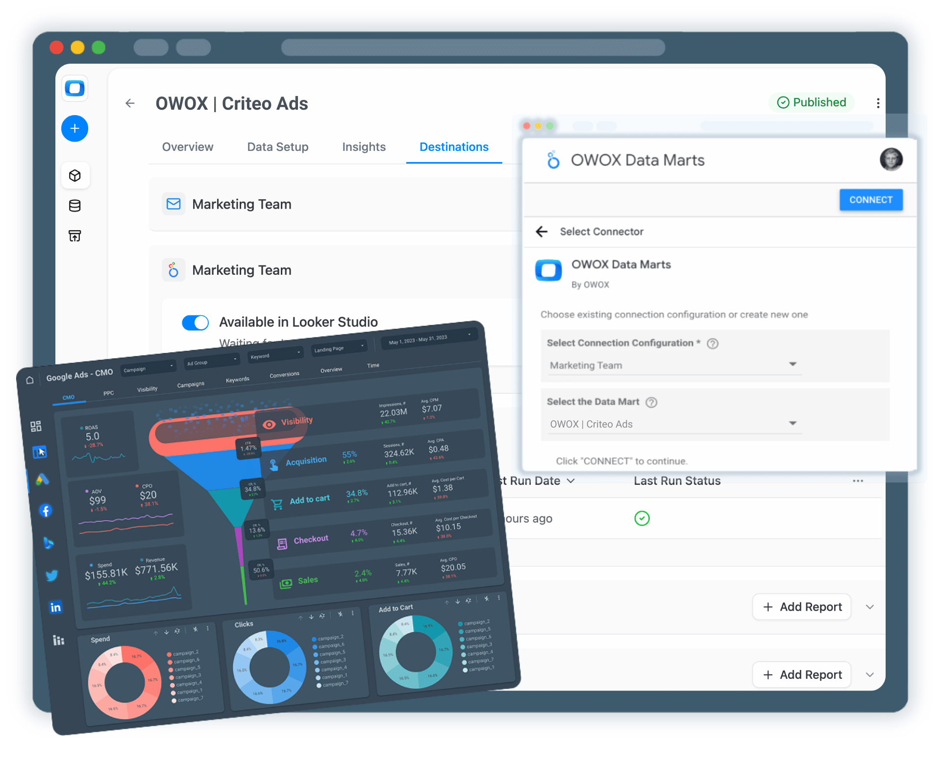 Step 4: Create Criteo Ads Report in Looker Studio