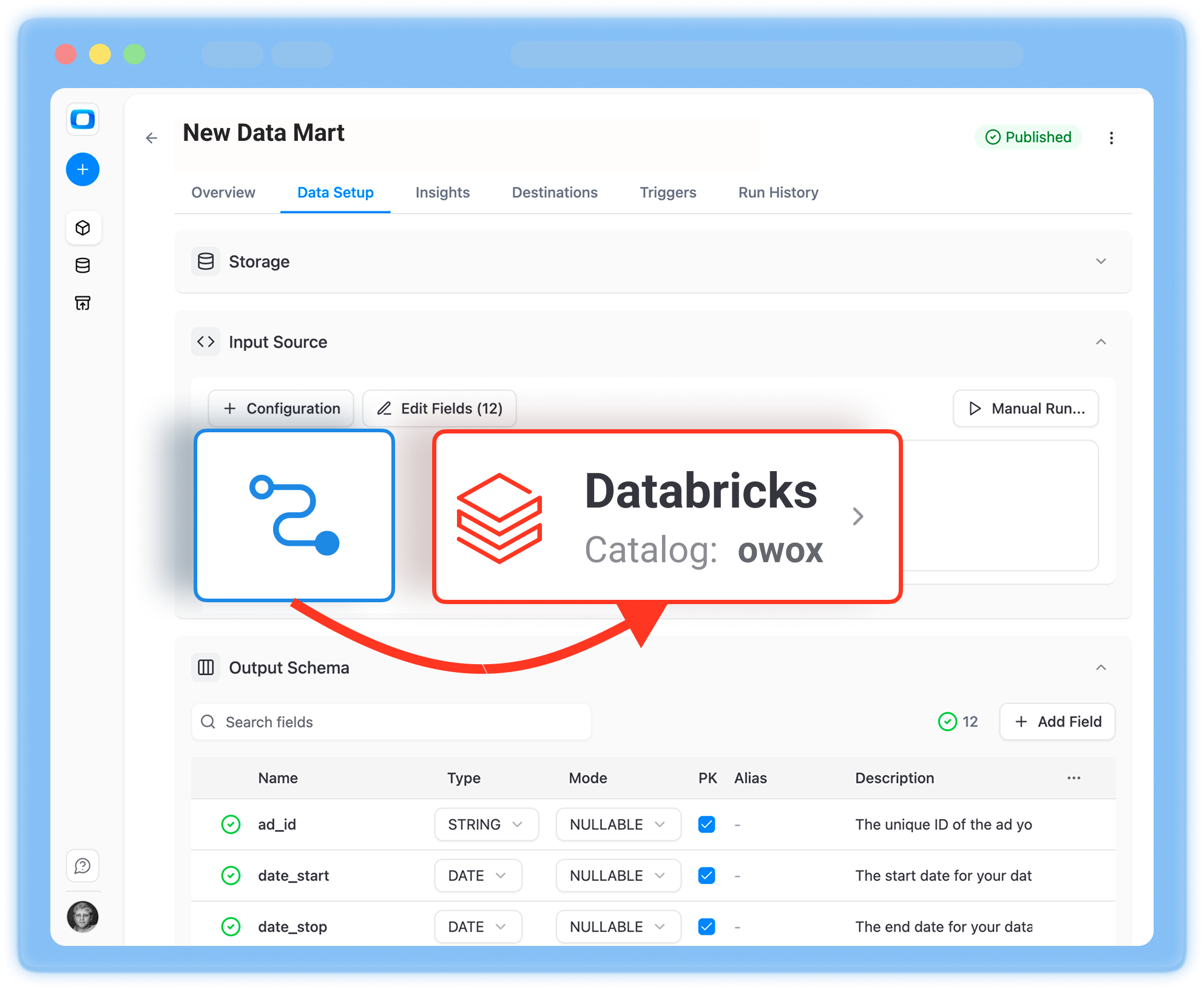 What is Databricks data storage?